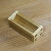 Wooden Business Card Holder From Above