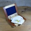 Wooden Playing Card Box Open