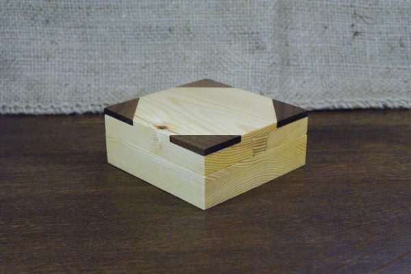 Light Wood Secret Lock Box